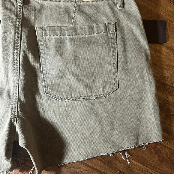 NWT PAIGE Designer WMN 31 Vintage Green Shorts (60Cotton/40Lyocell) Nordstrom - Picture 15 of 16